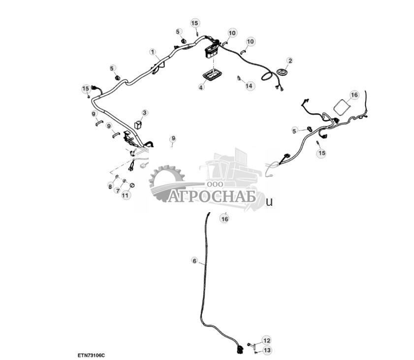 Жгут проводов, крыша кабины - ST730498 376.jpg